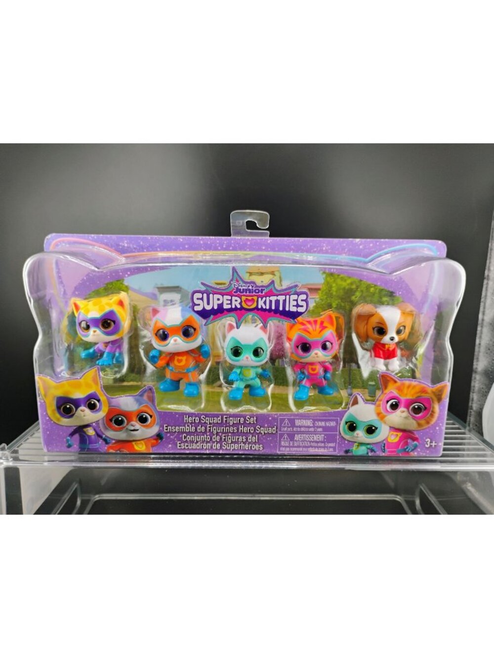 Disney Junior SuperKitties Hero Squad 5-Figure Set Toy
